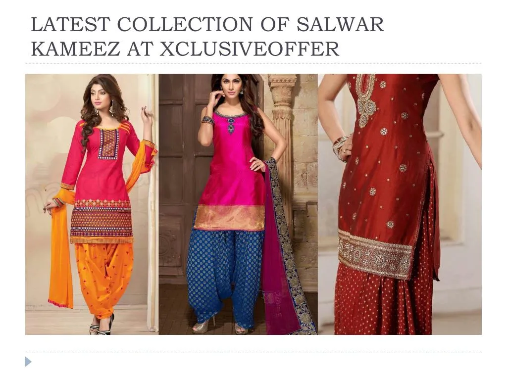 latest collection of salwar kameez at xclusiveoffer