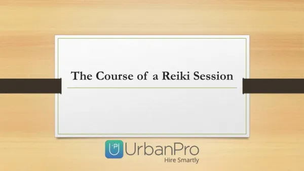 Course of a Reiki Session