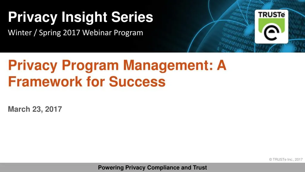 privacy insight series