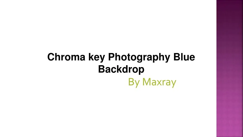 chroma key photography blue backdrop by maxray