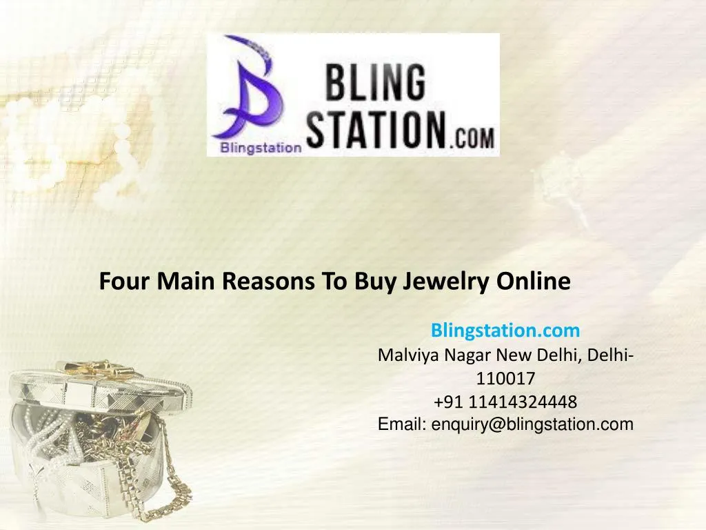 four main reasons to buy jewelry online