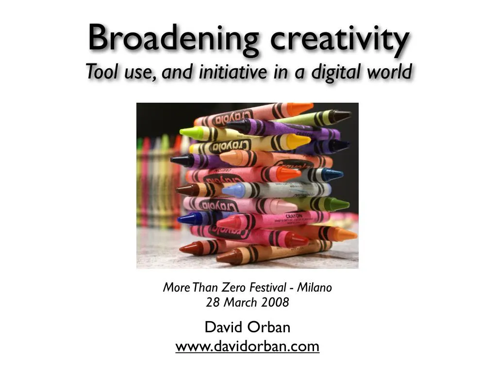 broadening creativity tool use and initiative