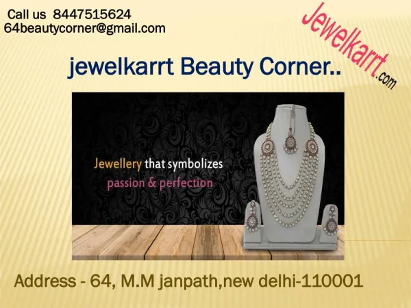 Buy designer jewellery online Delhi