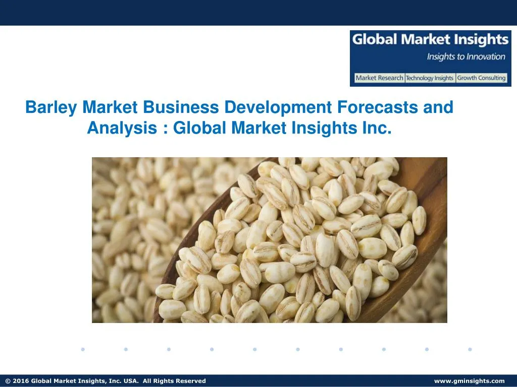 barley market business development forecasts