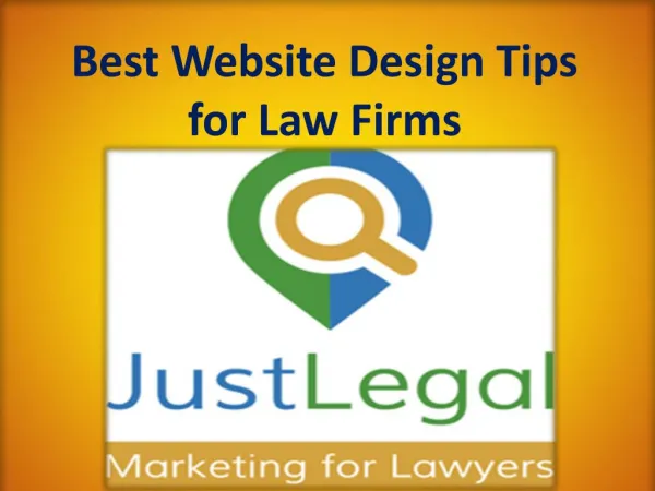 Best Website Design Tips for Law Firms