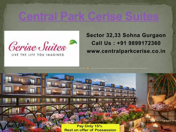 Central Park Cerise Suites Gurgaon