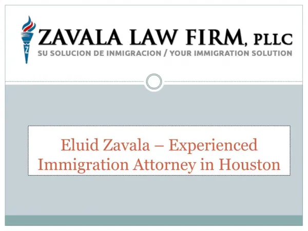 Eluid Zavala – Experienced Immigration Attorney in Houston
