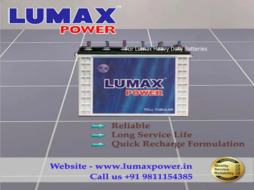for lumax heavy duty batteries