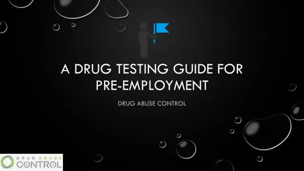 A Drug Testing guide for pre-employment