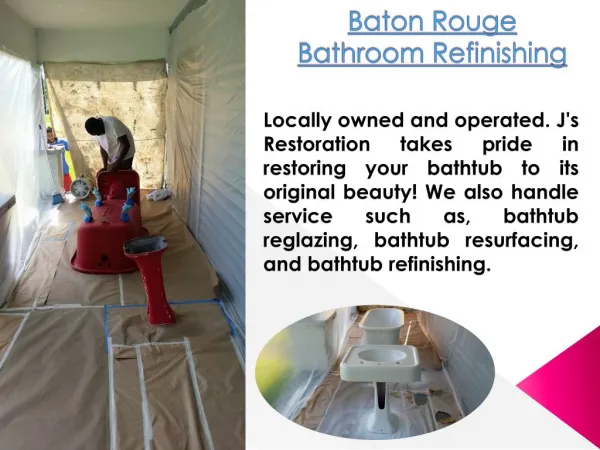 Baton Rouge refinish bathtub