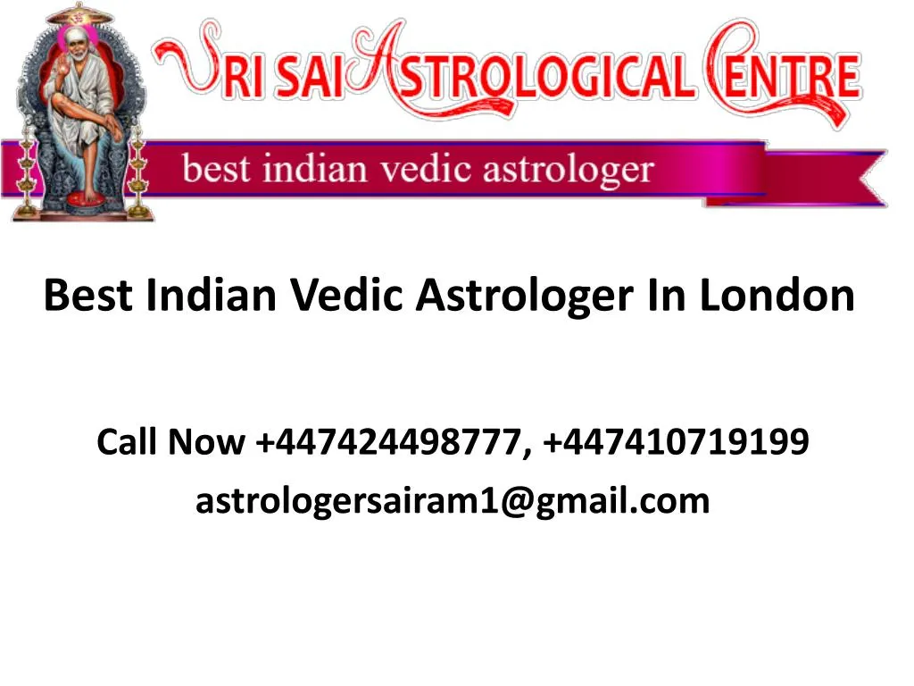 best indian vedic astrologer in london