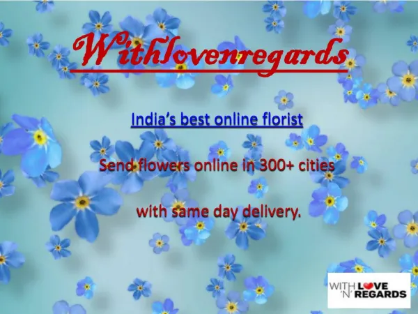 bouquet online withlovenregards