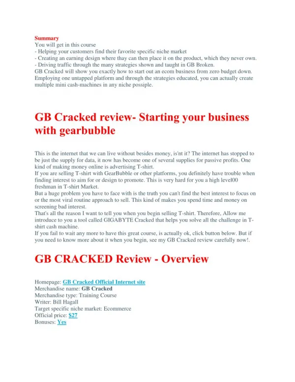 GB Cracked Review