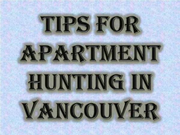 Great Apartments For Sale in Vancouver