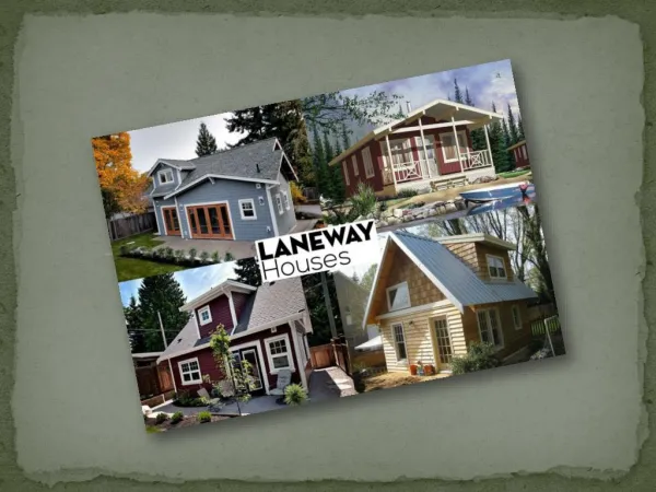 Increase Your Property Value by Building a Laneway House