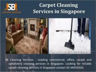 Get upholstery cleaners in Singapore - slide 1