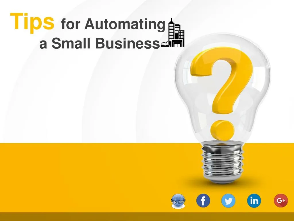 tips for automating a small business