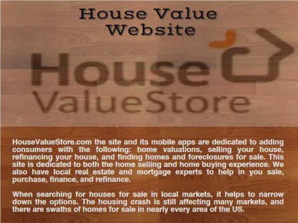 House Value Website