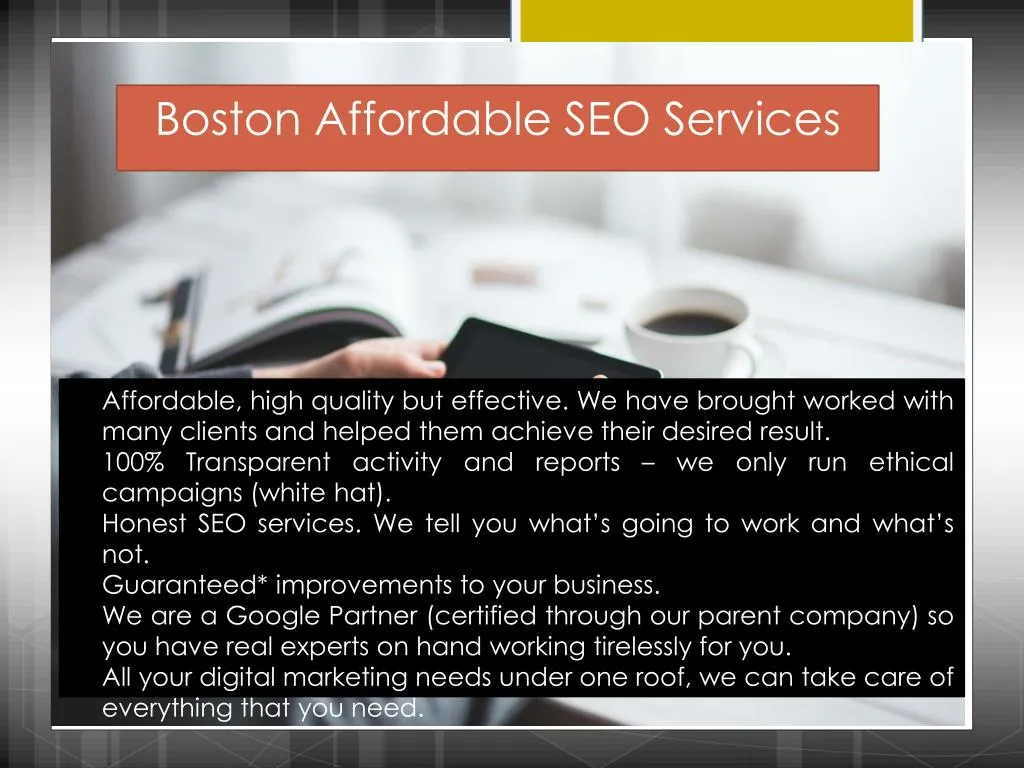 boston affordable seo services