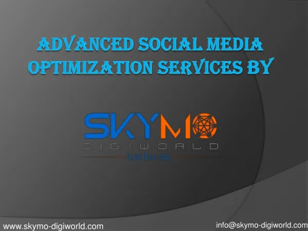 Social Media Marketing Services | Skymo Digiworld