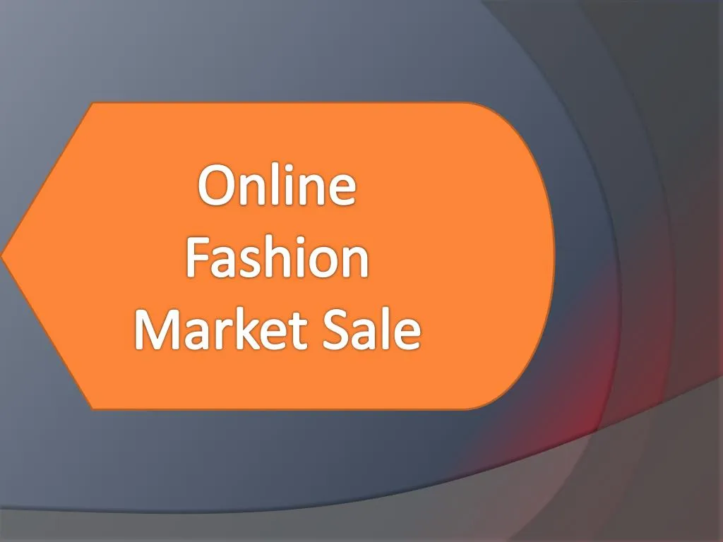 online fashion market sale