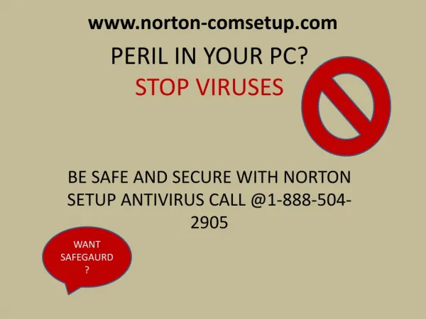 Enjoy a virus free computer world with Norton.com/setup call @1-888-504-2905