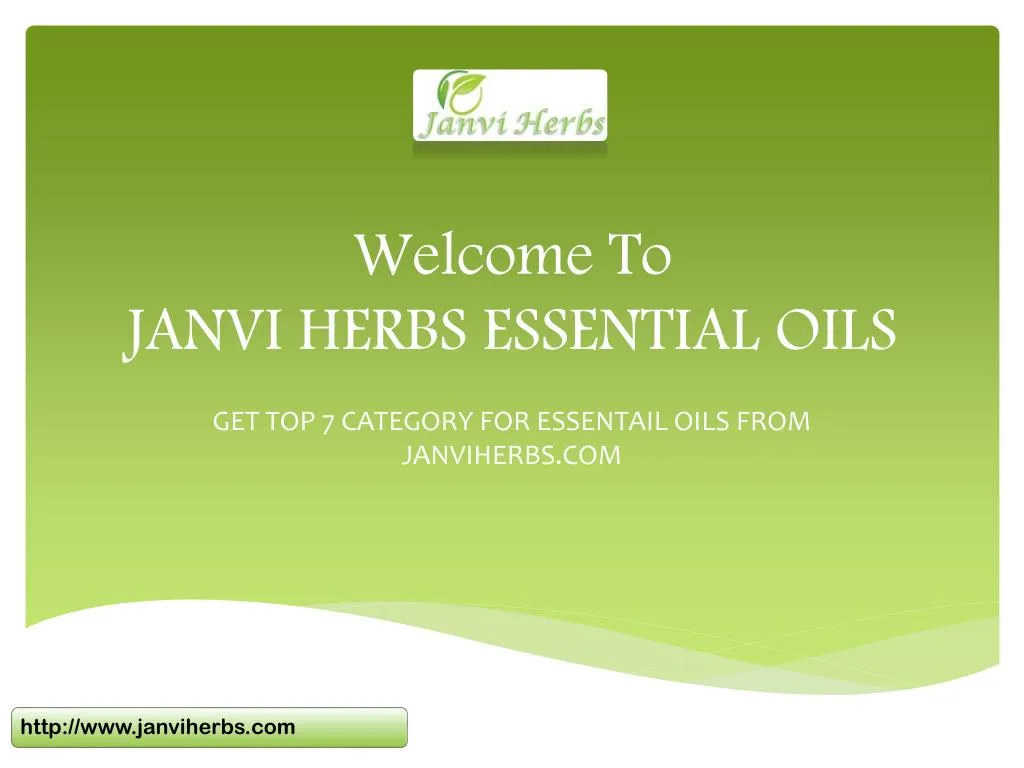 welcome to janvi herbs essential oils