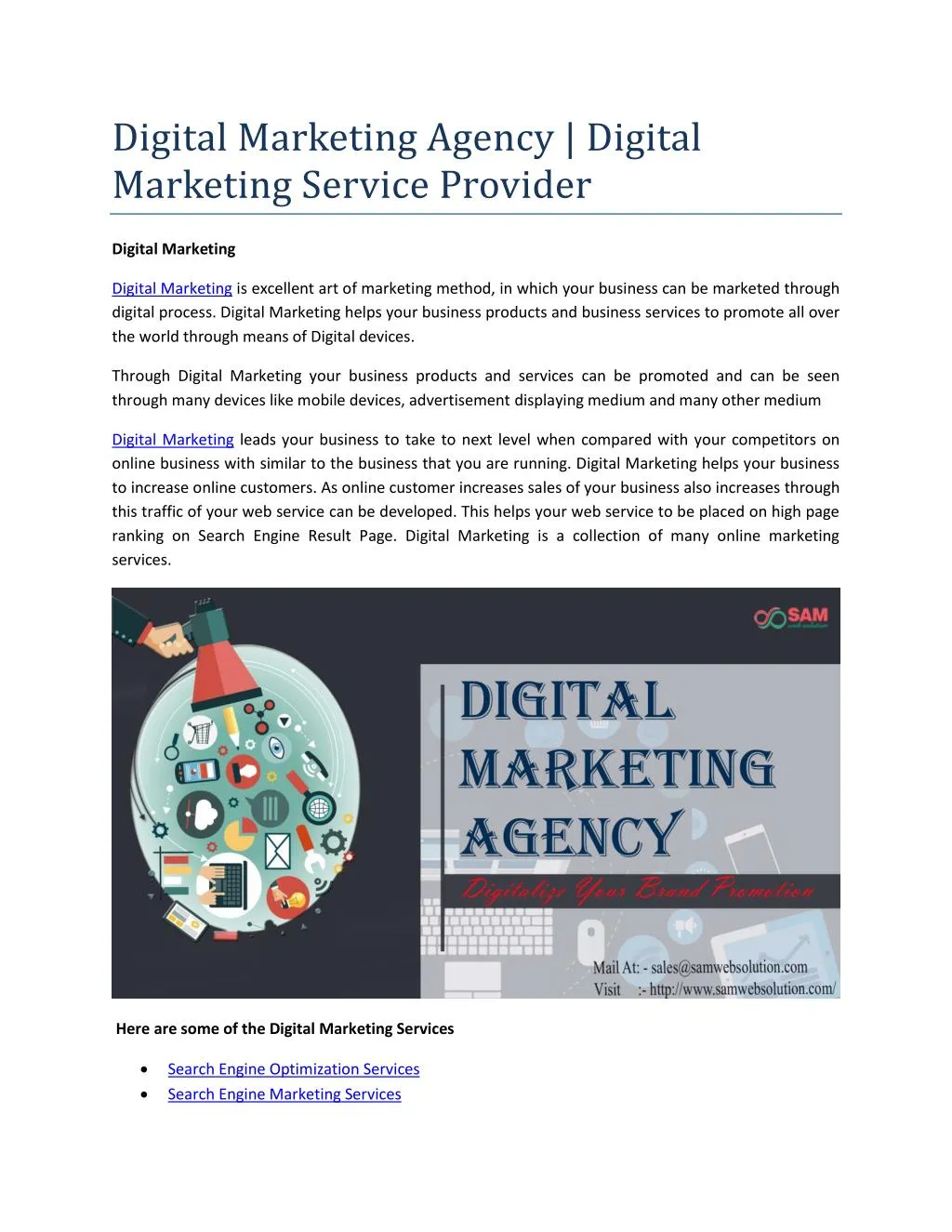digital marketing agency digital marketing