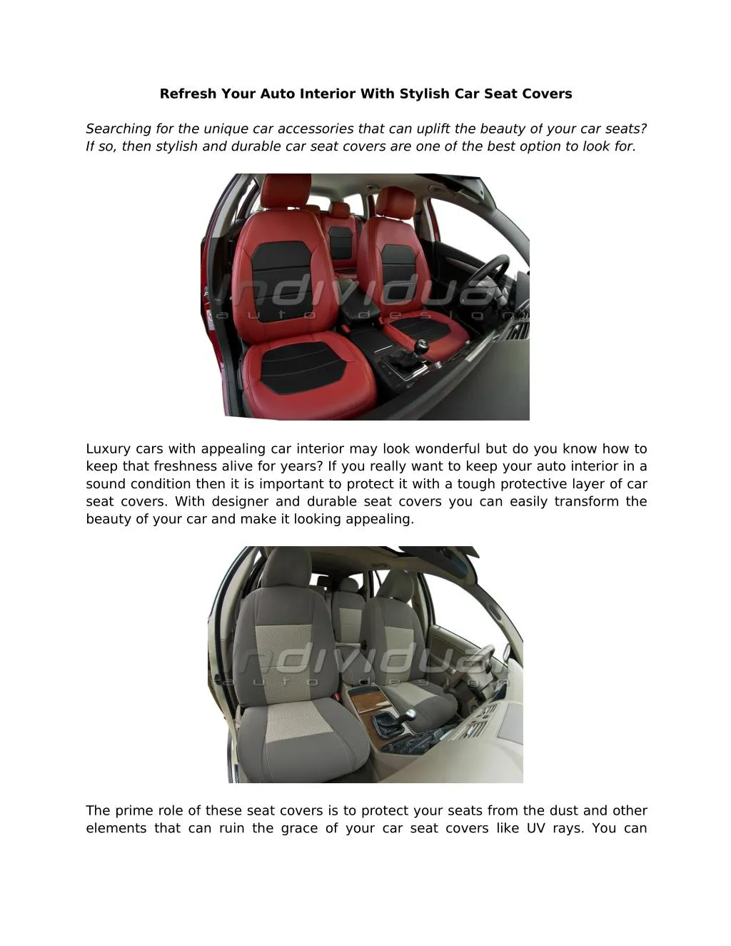 refresh your auto interior with stylish car seat