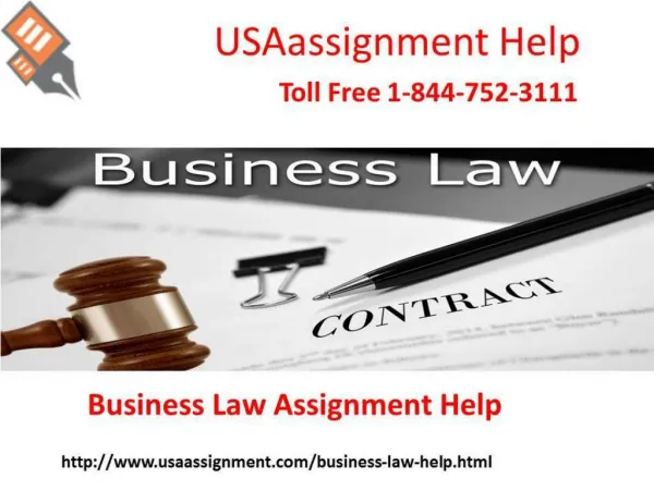 Business Law solution Help Toll Free: 1-844-752-3111