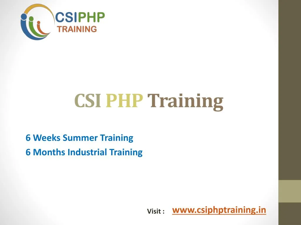 csi php training