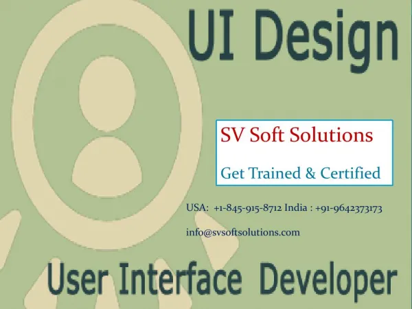 Live UI Developer Training in USA, UK, Canada and India | SV Soft Solutions