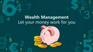Wealth management- Let your money work for you! - slide 1