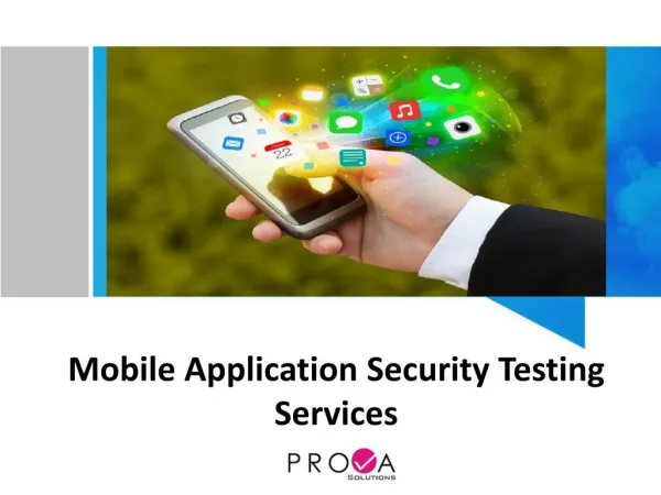 Mobile Application Security Testing Services .ppt