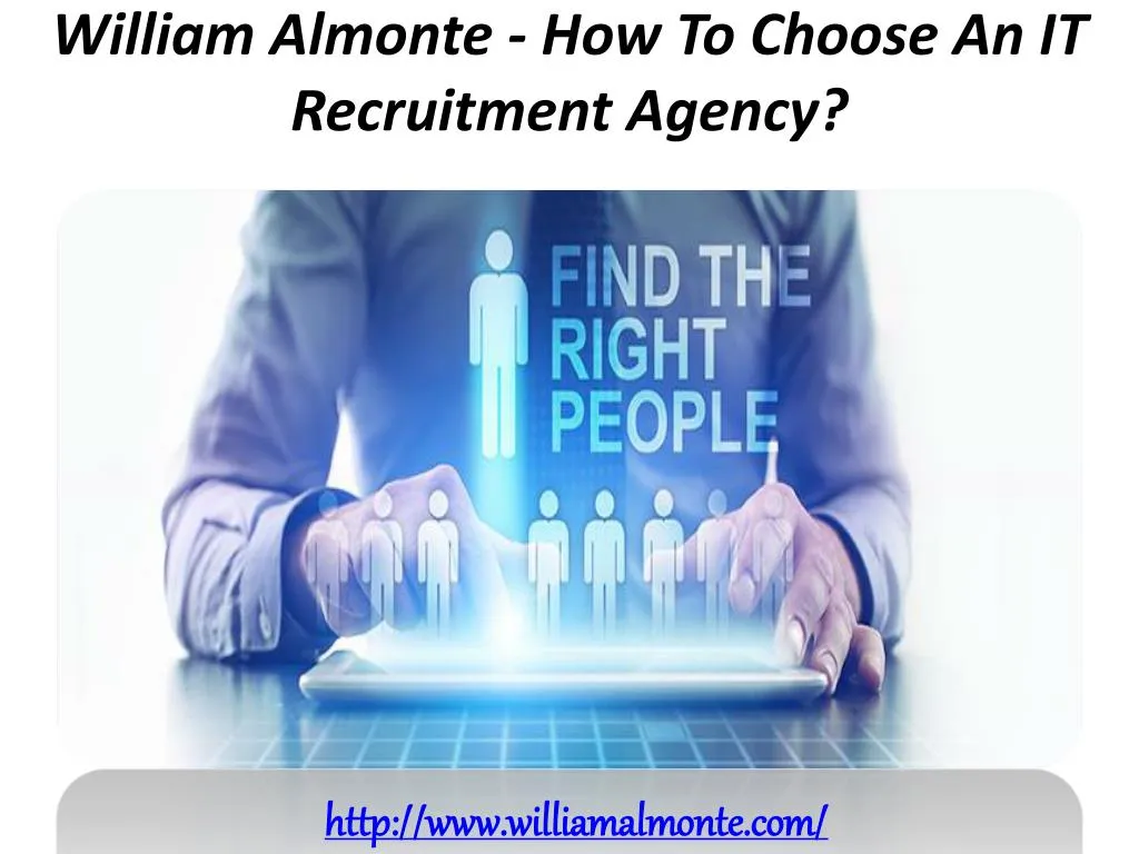 william almonte how to choose an it recruitment agency