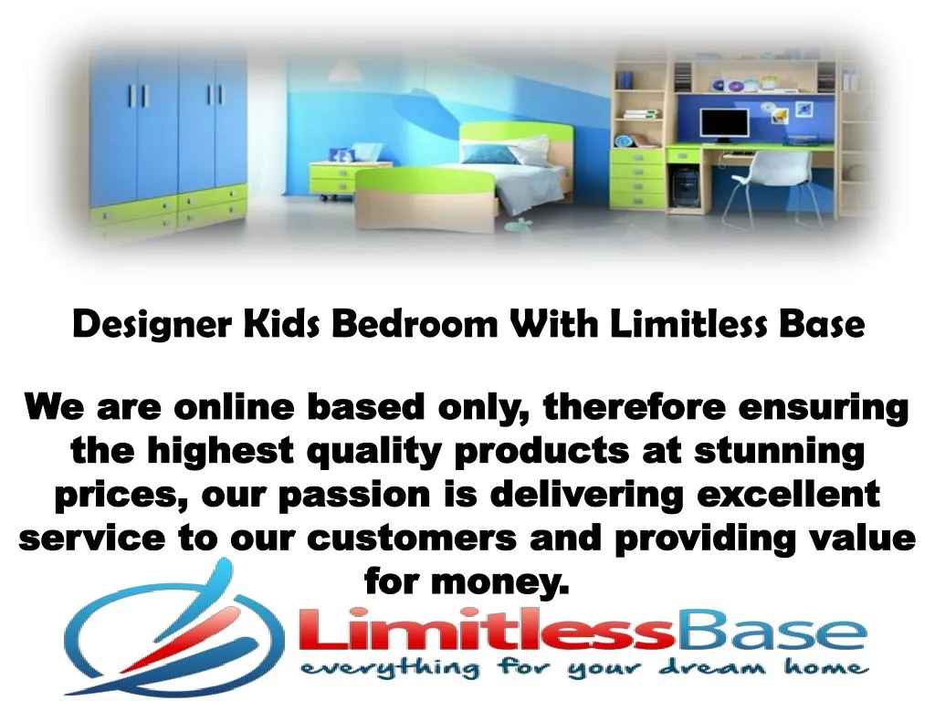 designer kids bedroom with limitless base