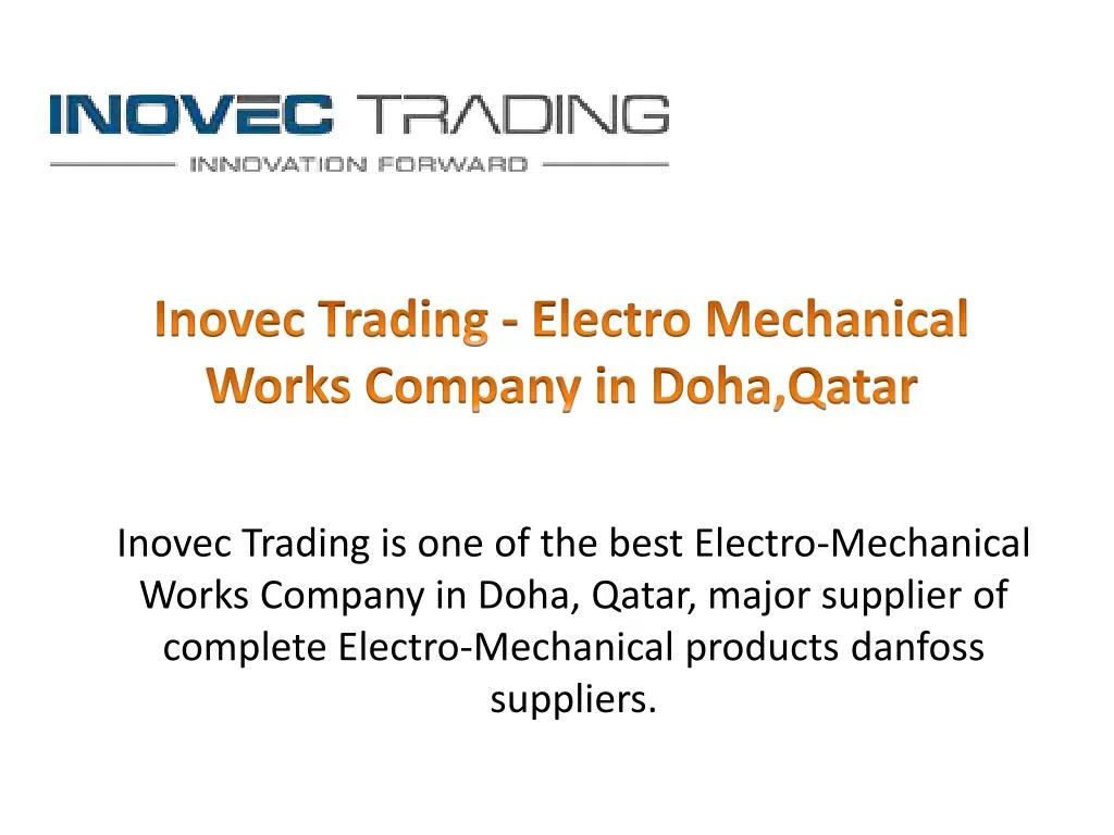 inovec trading electro mechanical works company
