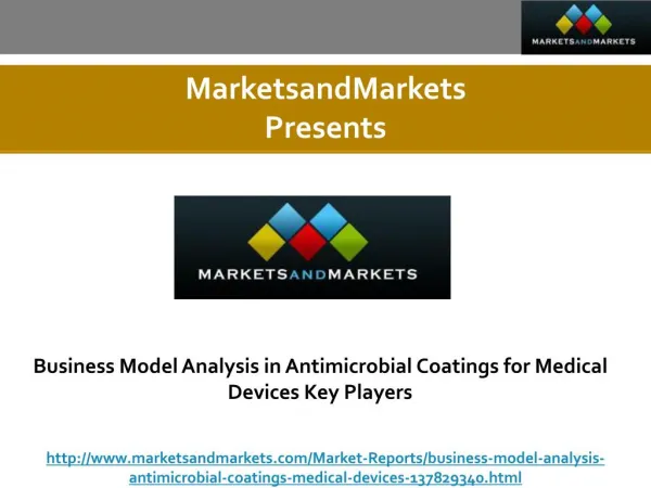 Business Model Analysis in Antimicrobial Coatings for Medical Devices