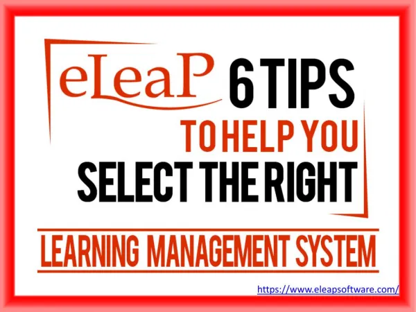 6 Tips to help you select the right Learning Management System