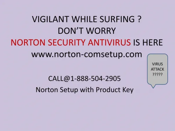Run antivirus Norton Setup with Product Key call @1-888-504-2905