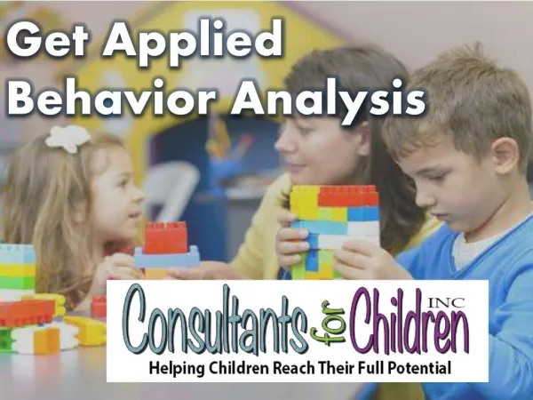 Get Applied Behavior Analysis