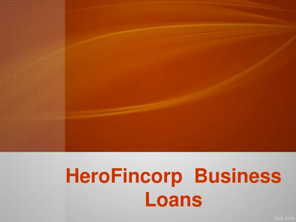 herofincorp business loans
