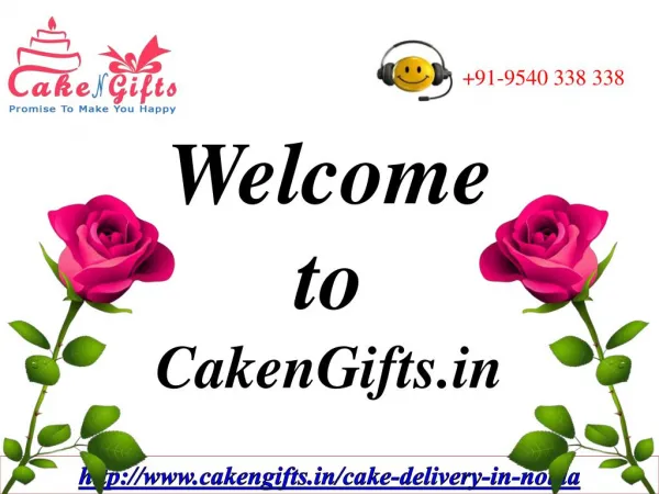Online Cake Delivery in Noida via CakenGifts.in
