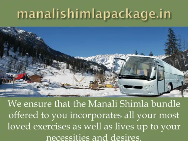Manali Shimla Package - Manali Shimla Package With Volvo - manalishimlapackage.in