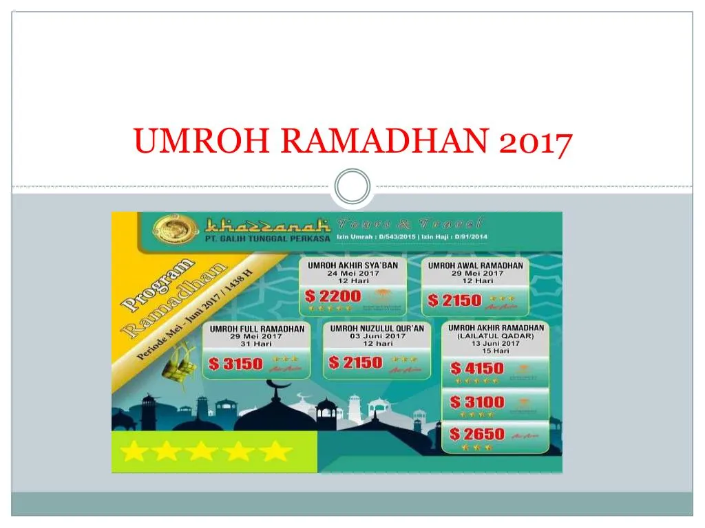 umroh ramadhan 2017