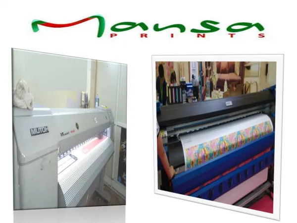 Mansa Printing Services - Flex Printing, ECO Printing & Digital Printing Night