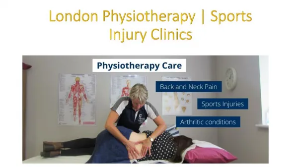 London Physiotherapy | Sports Injury Clinics