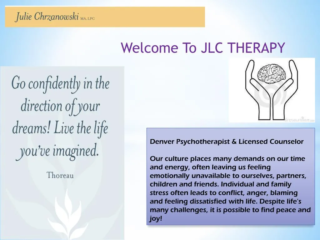 welcome to jlc therapy
