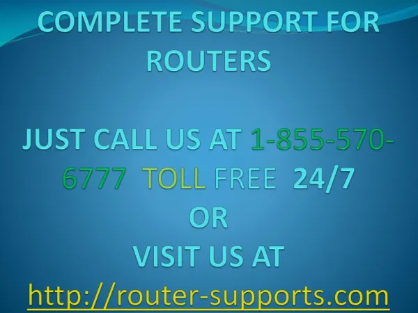 Technical Support for D&#039;Link Router 1-855-570-6777 in US