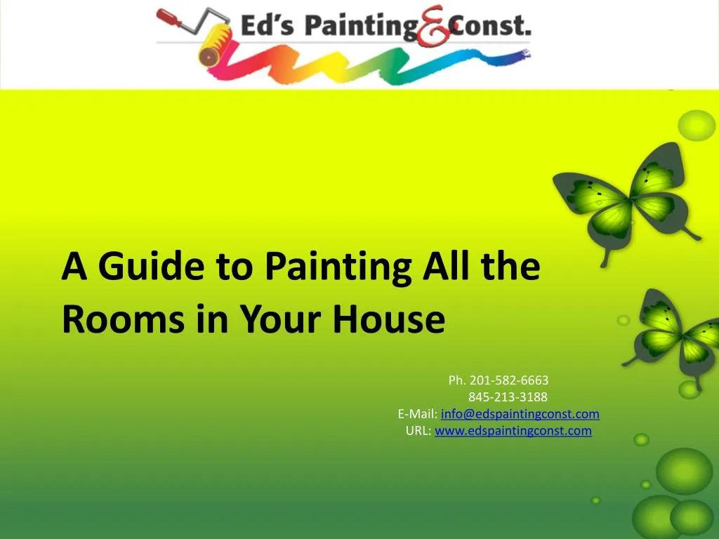 a guide to painting all the rooms in your house